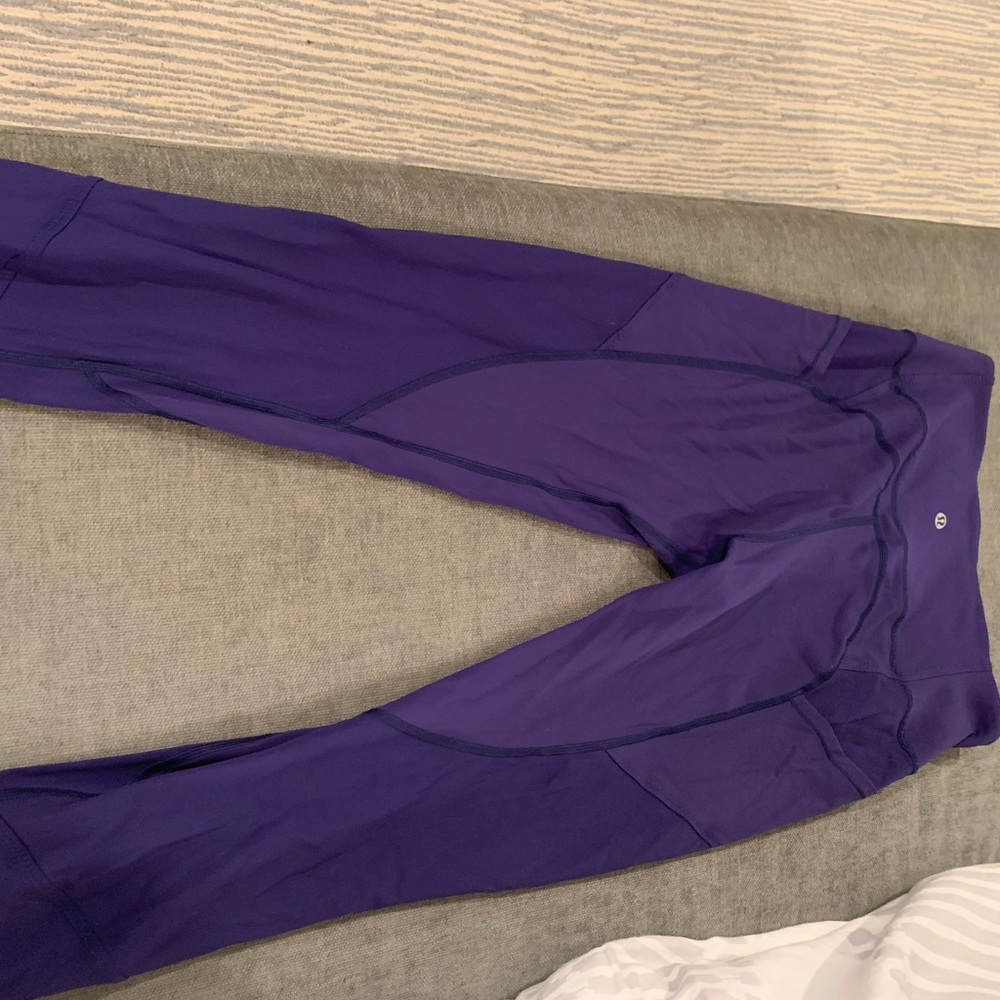 Blue lulu lemon leggings